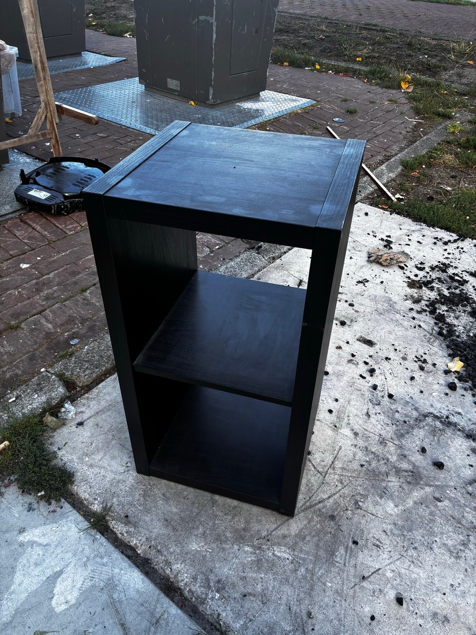 Shelf and office chair