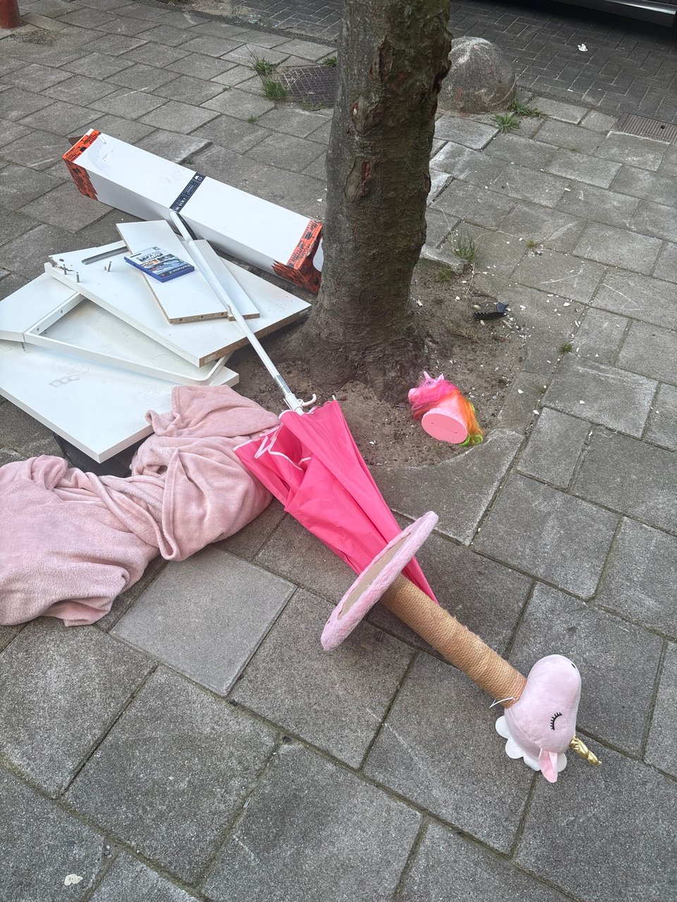 Parasol kattenkrabpaal