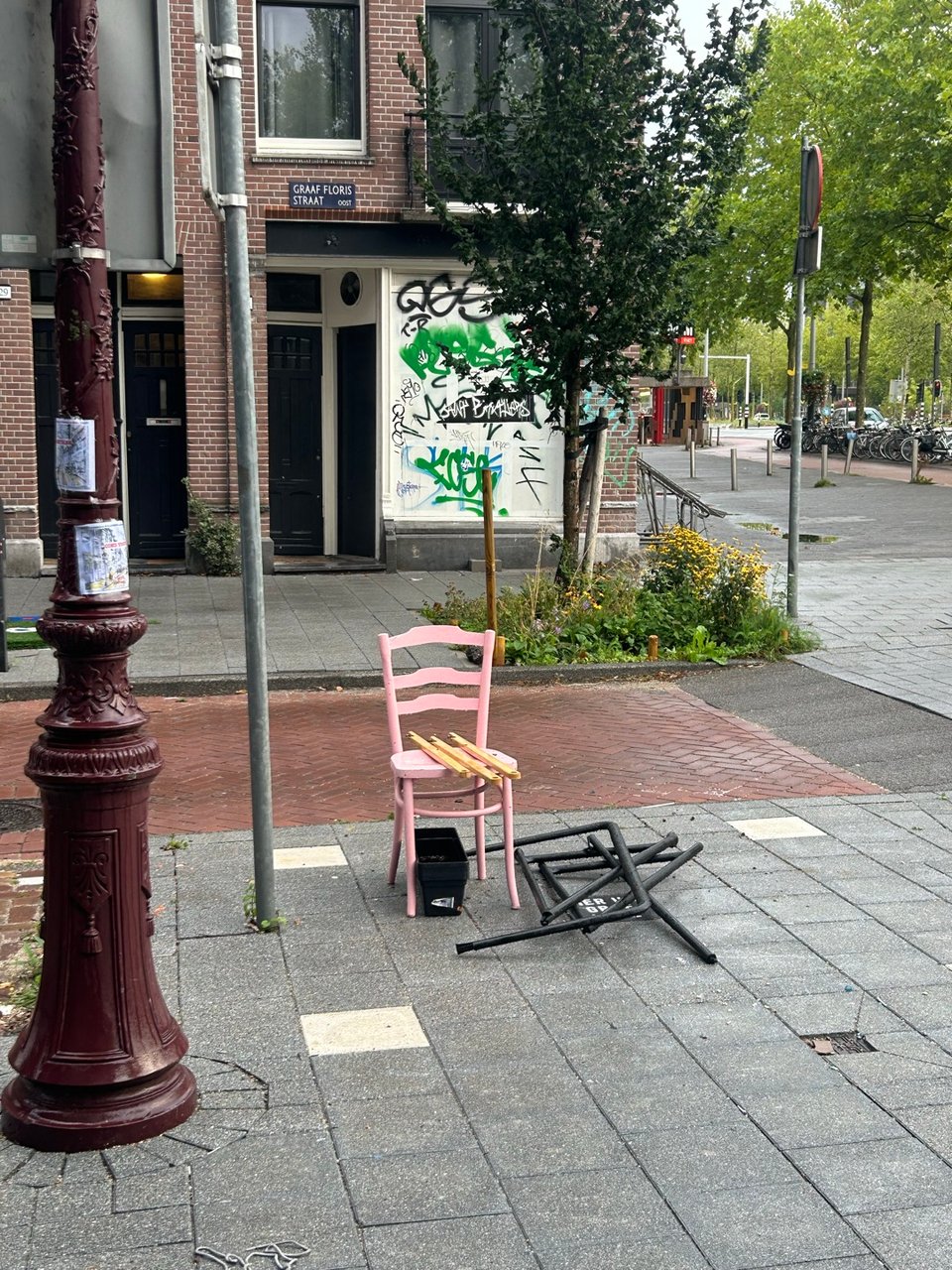 Pink chair