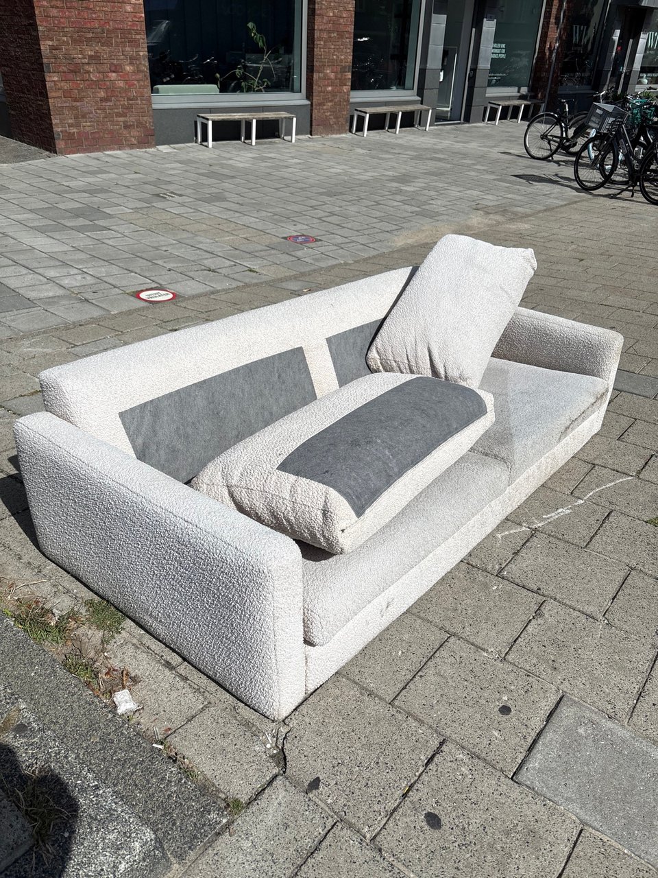 White couch