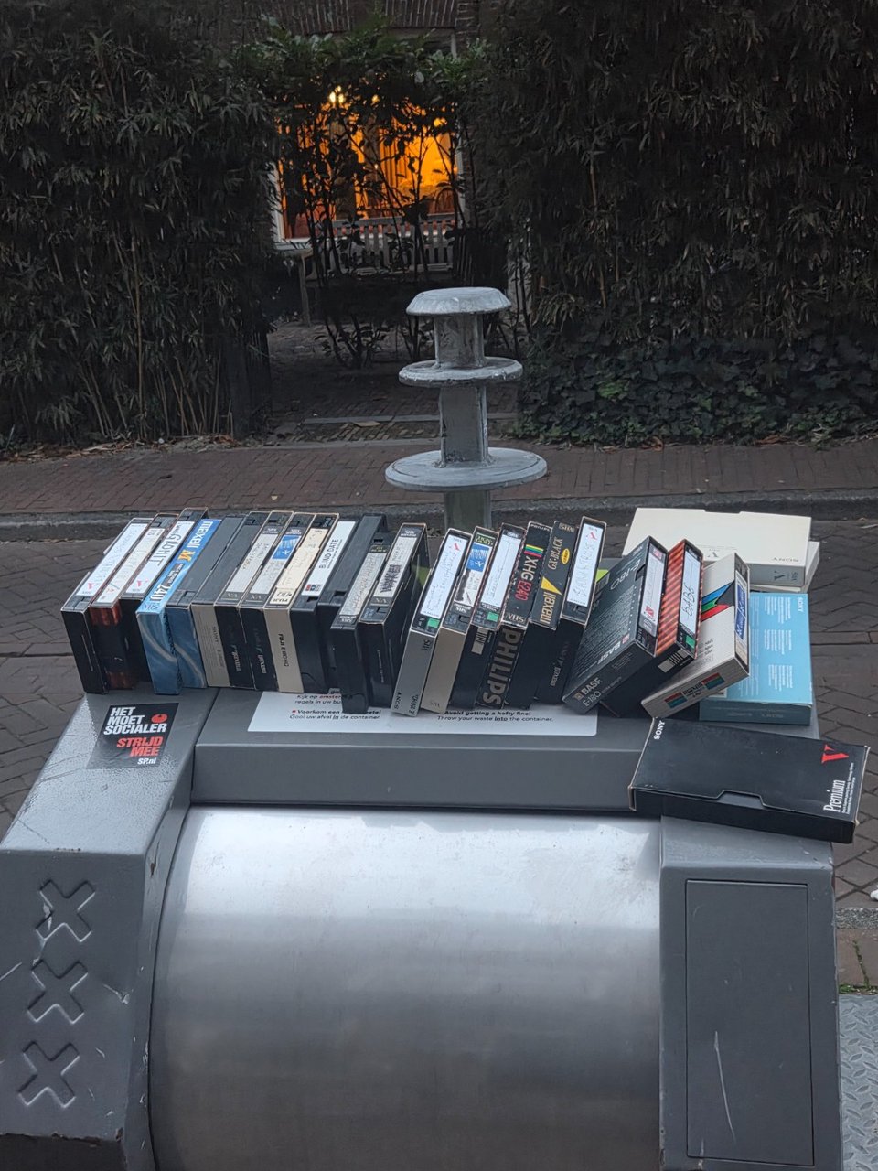 VHS tapes