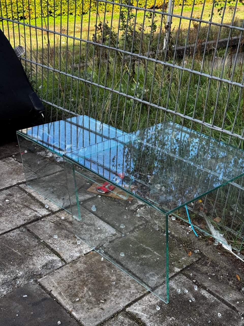 Glass tables