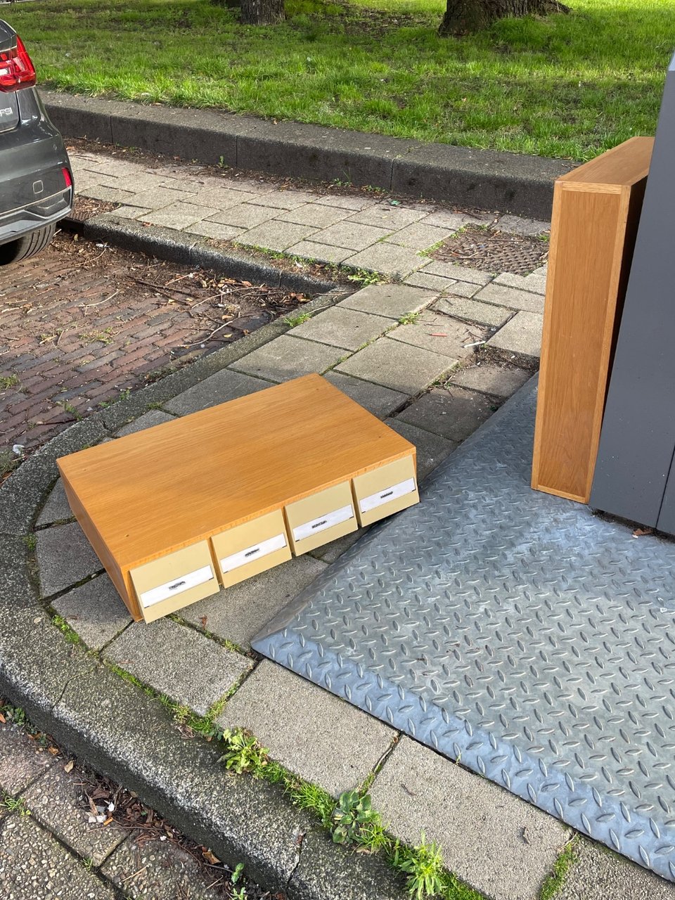 Super mooie vintage archiefkast. 2x