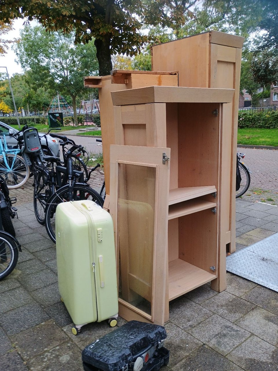 kasten en een machine