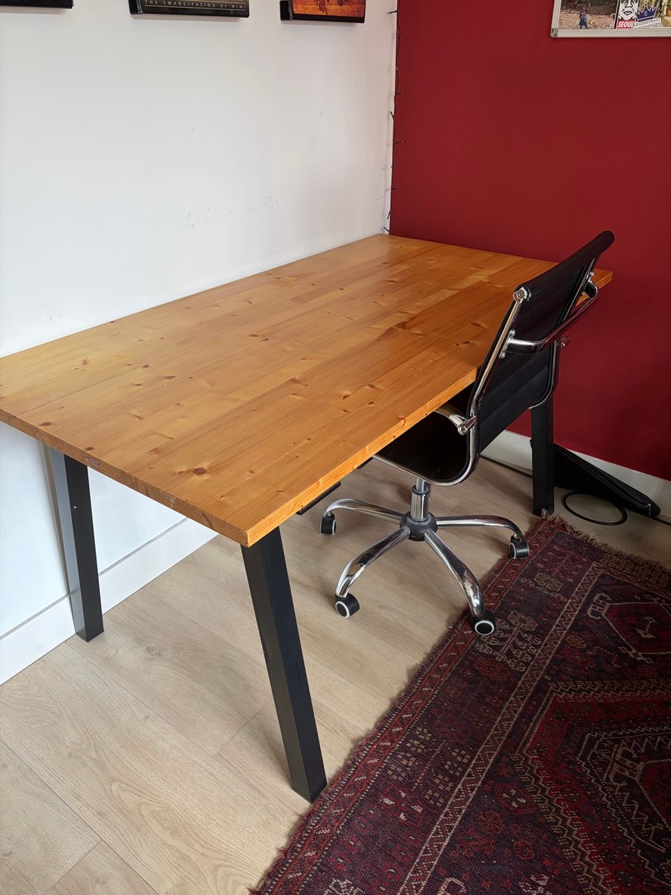 desk and chair